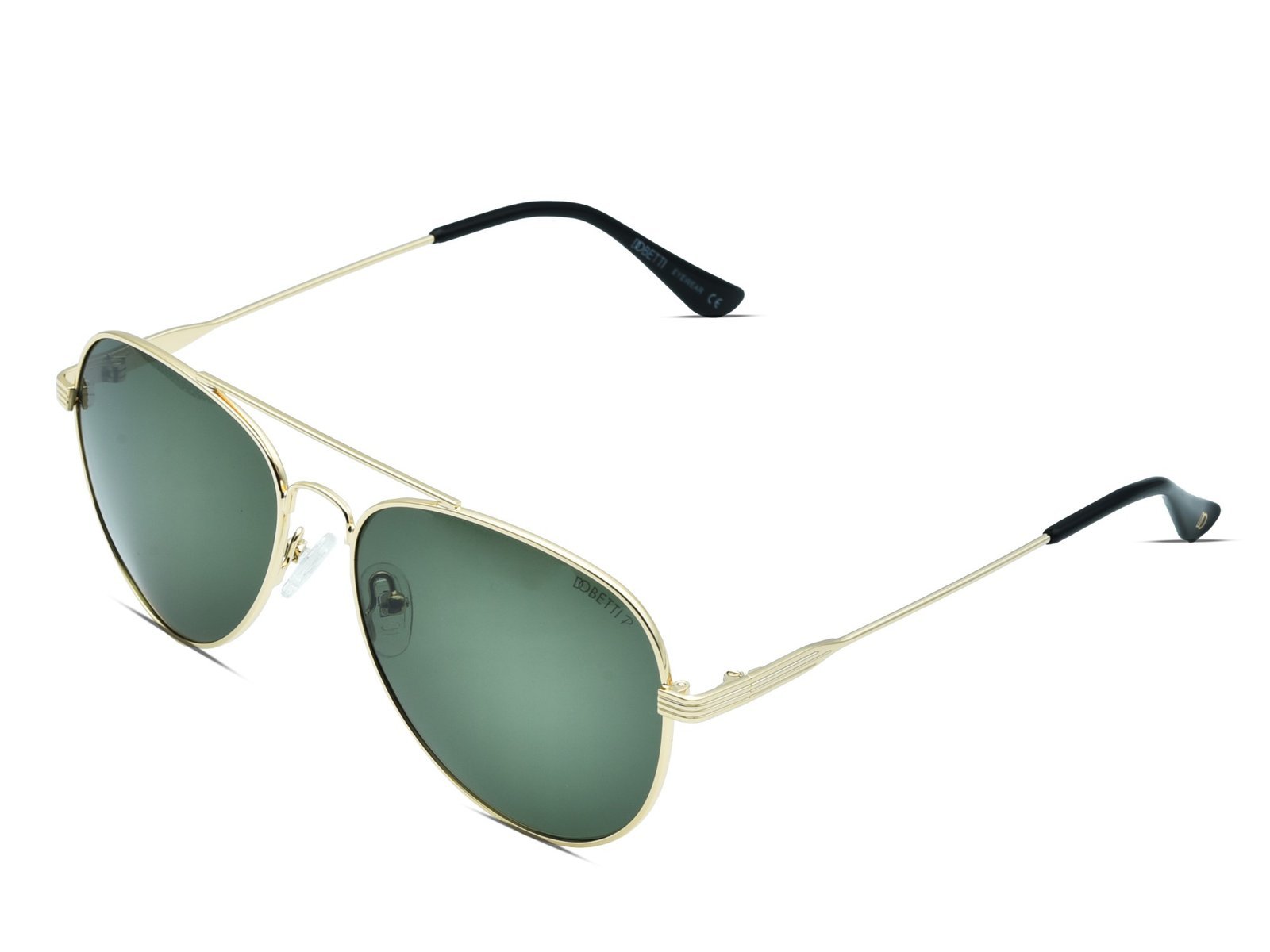 Glossy Gold Finish / Dark Green