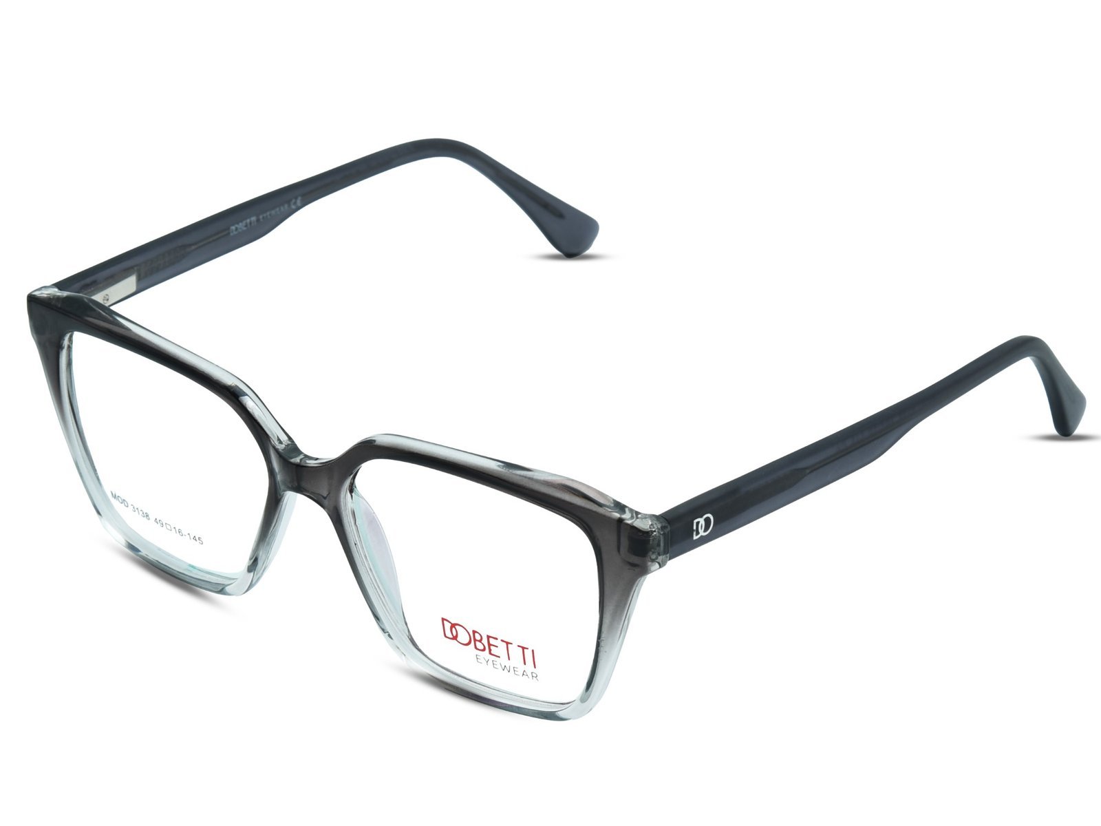 transparent dark grey / DEMO LENS