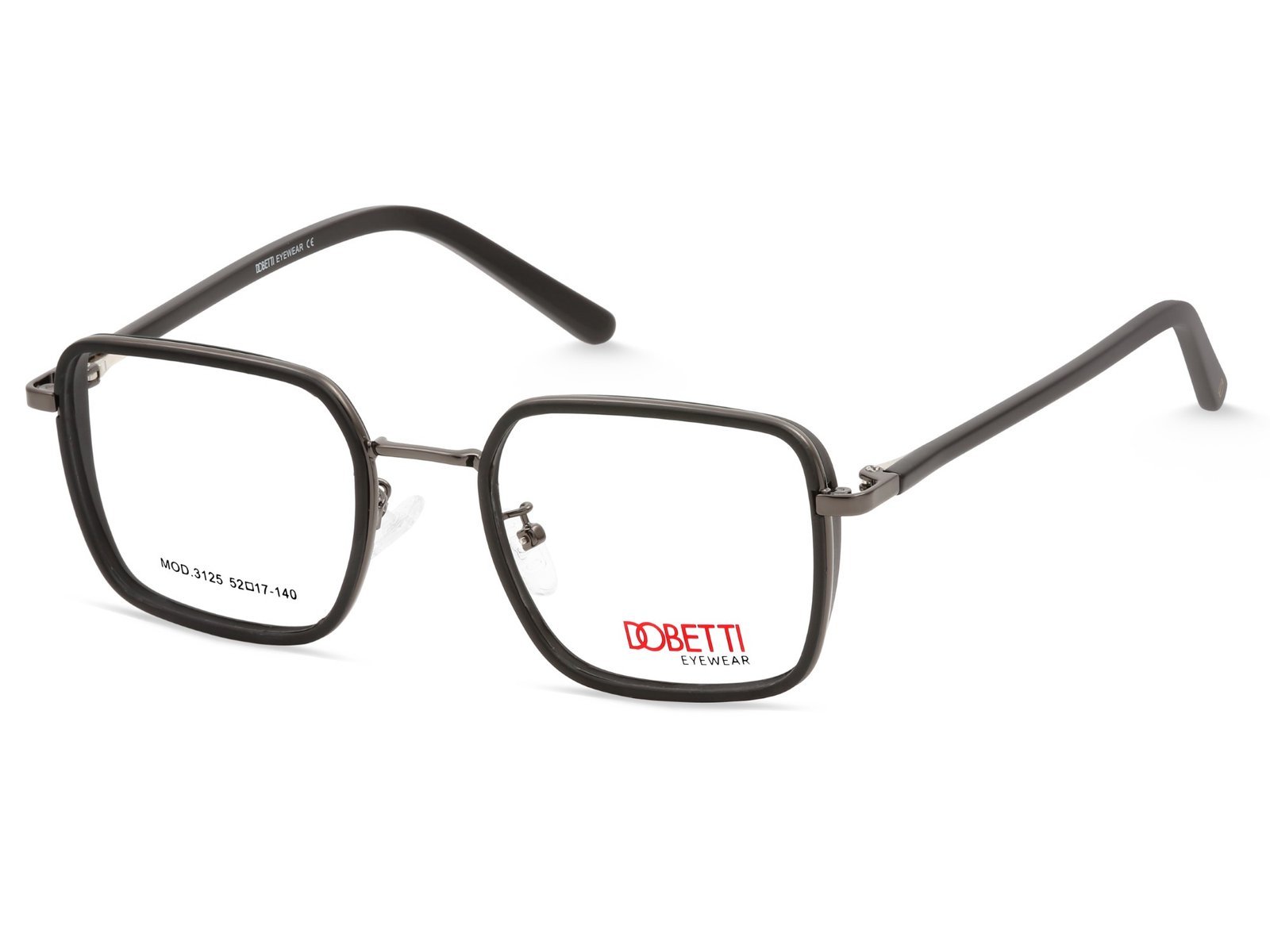 Matte Black & Gunmetal Grey / DEMO LENS